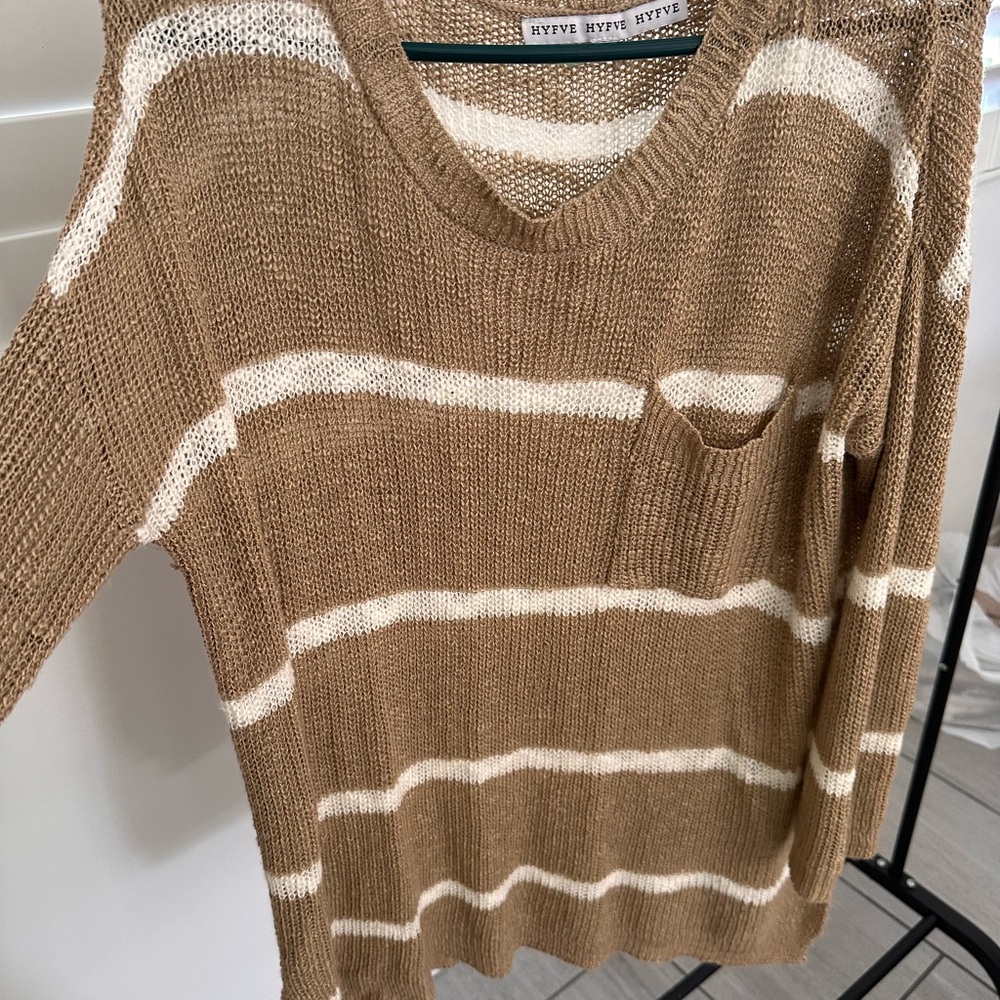 Long below the butt sweater
